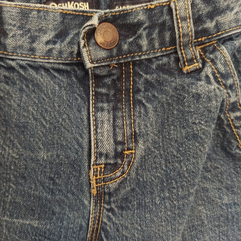 Osh Kosh B'gosh Blue Jeans Carpenter Style Pants Size 5 - Picture 3 of 12